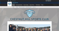 Desktop Screenshot of chestnuthillsc.com